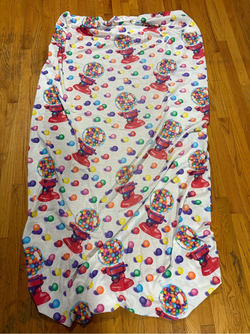 Vintage 1987 Lisa Frank Gumball Pattern Twin Sheet Set - Great Vtg Condition! - Picture 5 of 11